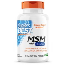 닥터스베스트 MSM OptiMSM 포함 1500mg 120정