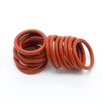 고무오링 패킹 실리콘 오링 고무링 VMQ-O 링 씰 개스킷 두께 CS 3mm OD 10 ~ 70mm 실리콘 고무 절연 방수, 21 OD 33mm_01 빨간_01 3mm