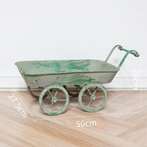 정원카트 정원 카트 편리 안전 별빛스토어 미국 시골 철 예술 작은 자전거 꽃 유역 고독한 라운드 드론 가난한 정원 발코니 안뜰 꽃 정원 장식, 다른, 비