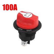 자동차 배터리 스위치 로터리 분리 안전 전원 아이솔레이터 오토바이 보트 자동 트럭 회로 기 부품, 02 100A