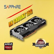 그래픽 카드 비디오 사파이어 Radeon RX6600 8G RX6600XT RX6700 6700XT 6800 6800XT RX6900XT RX II AMD 데스크탑 PC 게 호환, 03 RX6800XT 16G Founder, 03 RX6800XT 16G Founder