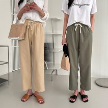 주디앤 여성 더웨이 밴드 일자팬츠 2P