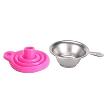 레진 합금 제작금속 UV 수지 필터 컵 + 실리콘 SLA 3D 프린터 깔때기 부품 LCD 액세서리 신제품, 03 Pink