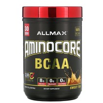 ALLMAX Nutrition 아미노코어 분지쇄아미노산 BCAA 스위트 티 0.69 lbs (315 g) 2팩