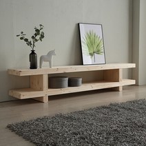 카사스 통원목 거실장2100, 원목