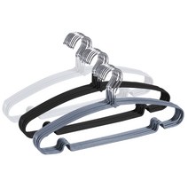 논슬립 어깨뿔방지 올라운드 스틸 옷걸이 50P, 그레이x50개