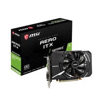 MSI 게이밍 지포스 GTX 1660 슈퍼 192비트 HDMI/DP 6GB GDRR6 HDCP 지원 DirectX 12 싱글 팬 VR 지원 OC ITX 그래픽 카드 (GTX 166