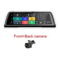 4개의 카메라 10인치 4 채널 소니 렌즈 1080p 32g 자동차 dvr g-센서 풀 터치 dvr 360 ° 파노라마 후면보기 4g android adas gps dashcam, f와 b 카메라, 128g