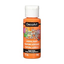 공예몰 데코아트 크래프터 아크릴물감 2oz, 9_Bright Orange