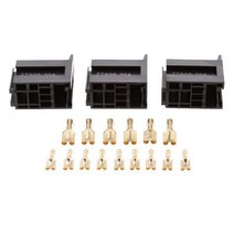 GHSHOP 4x3 세트 자동차 30A 5Pin 릴레이 소켓 홀더 6.3mm + 4.8mm 터미널 하네스 포함, 설명, 블랙