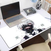 장패드 도쿄 구울 미끄럼 방지 매트 마우스 패드 확장 Pc 게임 액세서리 게이머 키보드 데스크 캐비닛 Xxl, [09] 400x900x3mm, [14] FH005965