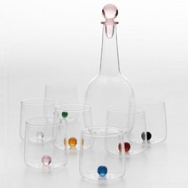 자페라노 텀블러 빌리아 시리즈 컬렉션 컬러 잔, 6본입 팩키지