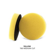DM 폴리싱머싱 SPTA 폼 폴리싱 버핑 울 패드 백 플레이트 스폰지 키트 자동차 로터리 폴리셔 드릴 왁싱 1/2/3 인치, [10] 10 Yellow, [01] 1 Inch Backer
