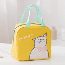 [마치]애니 보온보냉백 도시락 가방 6종, 옐로우