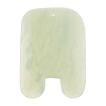 Hsiuyen Jade Gua Sha 스크래핑 마사지 도구 Guasha 보드 부드러운 가장자리를 위한 울트라 부드러운 가장자리 페이셜, 설명 설명, 설명 설명