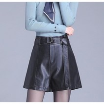 JG8023 천연양가죽 여성반바지 가죽반바지 가죽치마