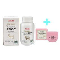 뉴질랜드 하이웰 프리미엄 양태반 플라센타 42000 60식물성캡슐 포도씨 마린콜라겐, 2개, 갯수