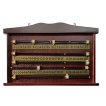 당구장 점수판 게임 테이블 미니 당구 빈티지 원목 보드판 실내 스코어 경기장 영국식, B.레드우드 구리 레일 점수판, 레드우드 고무 트랙 점수판