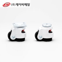 프로파일 바퀴 KM-80F/S 풋 마스터 휠 캐스터 높이 조절, KM-80F, 1개
