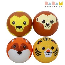 애니멀 스펀지공 4개 세트 소프트볼