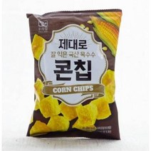 올가 사무실간식 탕비실 어린이집 영양간식 주전부리 군것질 제대로 잘익은 국산 옥수수콘칩 60g, 2개