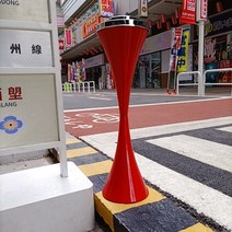 공항 업소용 야외 실내 흡연장 대형 스탠드 재, C