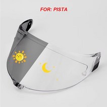 패러글라이딩 헬멧 카스코 쇼에이 글램스터 Z7 X14 RARI RX7X PISTA K1 K3V 오토크로믹 렌즈 헬멧 실드, 08 Photochromic PISTA, 1개
