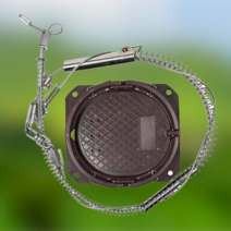 멧돼지 덫 트랩 올무 멧퇴치 스프링와이어 싱글 더블 와이어, 02 더블와이어 세트, 1개