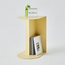 한샘 포에트 우디 스틸 협탁 (컬러 3종 택1), 옐로우(B)