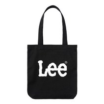 LEE 빅 트위치 로고 에코백 블랙
