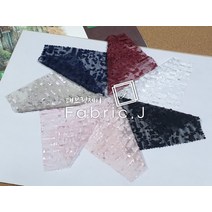 패브릭제이 번아웃원단 구름 폴리레이온 혼방 원단 겉감 7종 FJ-006, 연한핑크(Light pink)