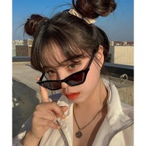 Hip Mood 캣아이 힙스터 레트로 뾰족 클래식 선글라스