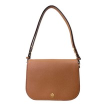 Tory Burch Emerson 여성용 사피아노 가죽 크로스바디 백 (무스) 무스.