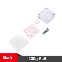 자동폐쇄장치 펀치없는 센서 도어 클로저 500g 1000g 서랍용 장력 rawstring 브래킷 도어 클로저, 화이트 500풀