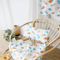 조아뜨 [조아뜨]네온파인 아기인견3종세트 이불조끼솜베개, 단일옵션