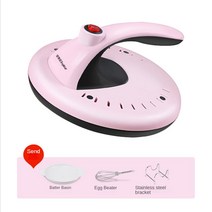 와플기계 Electric Crepe Maker 220V spring roll Machine Pancake baking pan Pie Cake maker Nonstick Griddl, [01] Pink, [04] AU