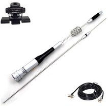 파라볼라안테나 모바일 안테나 UHF 듀얼 밴드 다이아몬드 SG-7200 자동차 클립 마운트 키트 라디오용 5M, 04 add Black Clip