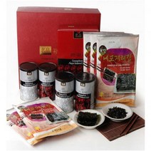 ⓖ 광천김 내포 특1호 선물세트 돌김2캔 자반2캔 GЯ+VIP_ 광천김 조미김, GЯ 1