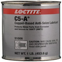 Loctite 51006 Copper LB 8008 C5-A Anti-Seize Lubricant -20 Degree F Lower Temperature Rating to 180, 1 lb Can