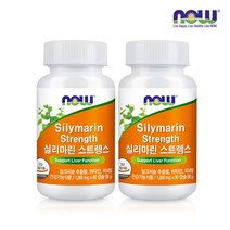 [한국공식총판] 나우푸드 실리마린 스트렝스 90캡슐 2병 (6개월분), 1,000mg x 90캡슐 (90g) X 2