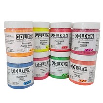 알파(ALPHA) Flourescent 형광 아크릴물감낱색 119ml 시리즈 5 색상, 색상:[6286520]4650 / FlourescentRed