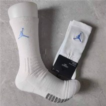 스포츠면양말 NBA 비인 농구공 두꺼운 배기 중고통 실전 엘리트 운동 캐쥬얼 수건 밑양말 4853932900, 신페이 인 롱 화이트 북카드 블루