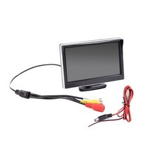 자동차 모니터 화면 주차 후면보기 역 카메라 tft lcd 디스플레이 hd 디지털 컬러 4.3 또는 5 인치 pal ntsc, 1-5인치