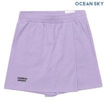 오션스카이 여아 랩스커트 4부 웜업 팬츠-ACJG2576E0T