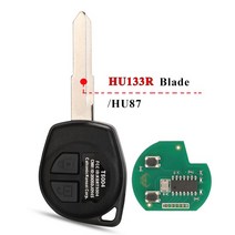 자동차자키 JingyuqinASKFSK ID46 칩 자동차 원격 키 433MHz 315Mhz 스즈키 스위프트 SX4 알토 비타라 그랜드 이그니스 짐니 스플래시 포브, [02] 315Mhz FSK ID46, [01] HU87 Key