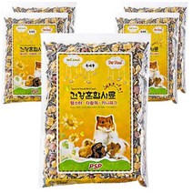 부산사료 스페셜 건강 혼합 햄스터 사료, 600g, 5개
