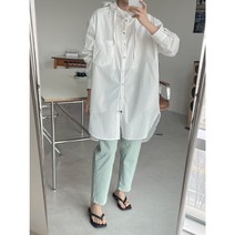 미소클로젯 빅사이즈 후드 버튼형 스판 사파리 재킷