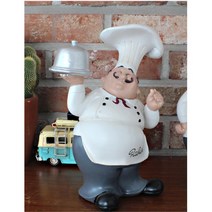 대형 파비오 주방장 인테리어 장식인형 미니어처소품