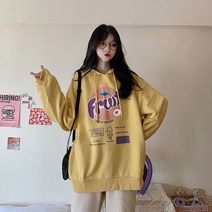 베러댓걸 푸르트 박시 후드티