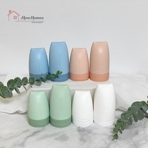 하우홈즈 심플 휴대용 파스텔 실리콘 샴푸 공병 여행용 화장품 소분 용기 리필 튜브, 그린(90ml대), 1개